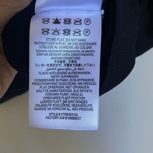 Harve Leger Cropped Fitted Jacket L Black V-neck Short Sleeve Zipper Y2K Party - Picture 6 of 8